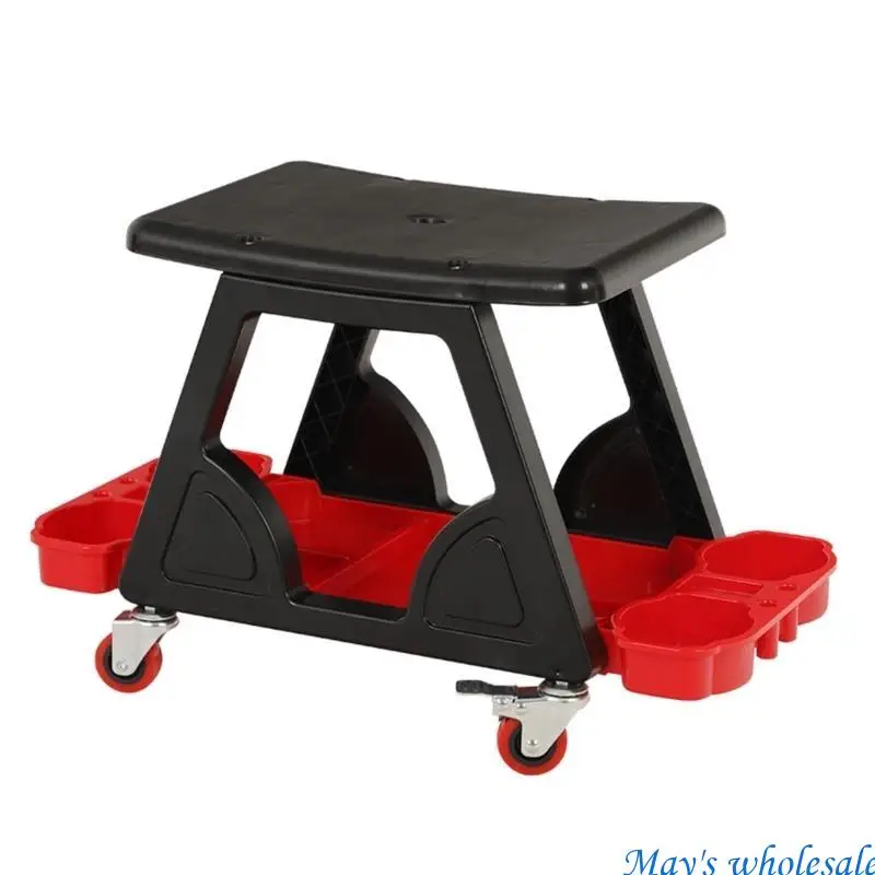Rolling Creepers Garage/Shop Seats Mechanic Stool with Tool Tray Storage Car Creepers Stool Chair Mobile Creepers Seats 448A