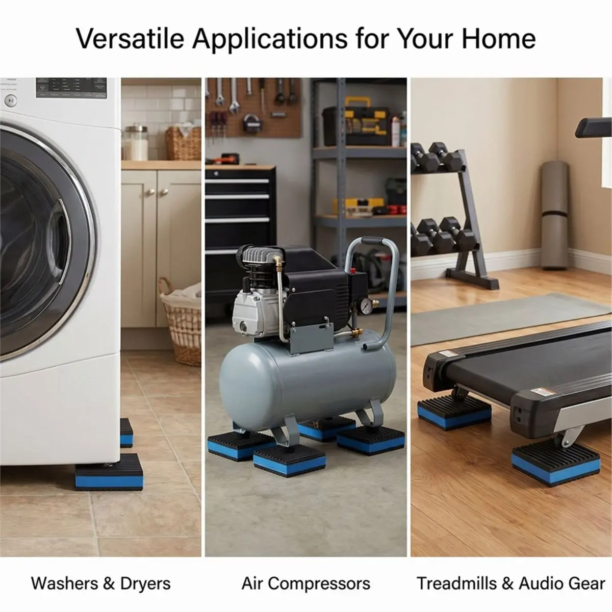 4 Pack Anti Vibration Pads for Washing Machine 3
