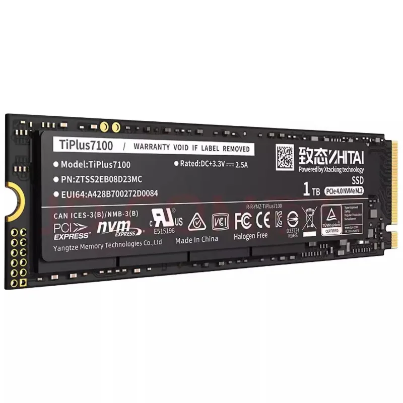 ZhiTai TiPlus7100 1T SSD Solid State Drive NVME Yangtze River
