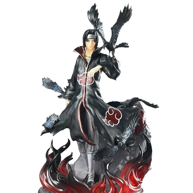 27cm Anime Naruto Figure Raven Weasel Uchiha Weasel Action Figure Model Statue Model Collection Decoration Model Toys Gift image 6