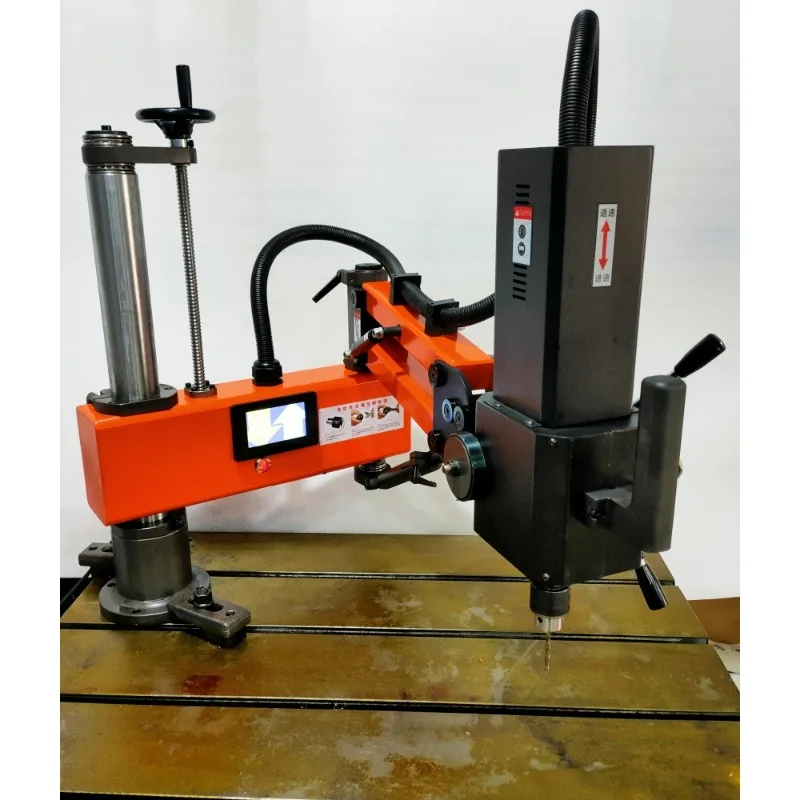 เครื่องต๊าปเกลียวอเนกประสงค์แบบยืดหยุ่น M3-M16 เครื่องต๊าปเกลียวอัตโนมัติ 360 องศา สำหรับการเจาะและต๊าปเกลียวหลายทิศทางเพื่อความแม่นยำ