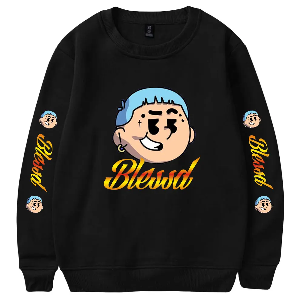 

Blessd Rapper Merch Unisex Crewneck Long Sleeve Women Men Sweatshirt Harajuku Streetwear 2023 Hip Hop Clothes