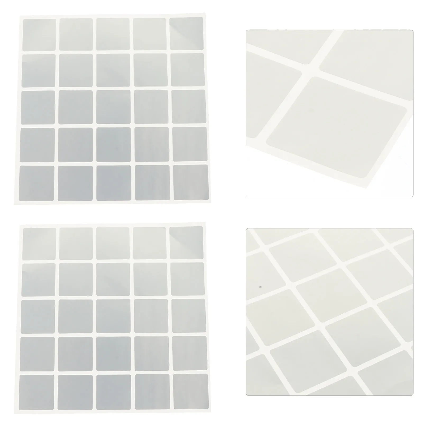 

100Pcs Waterproof Marking Sticker Easy Peel-and-Stick Label Pads for School Office Home Kitchen Classification Organizing