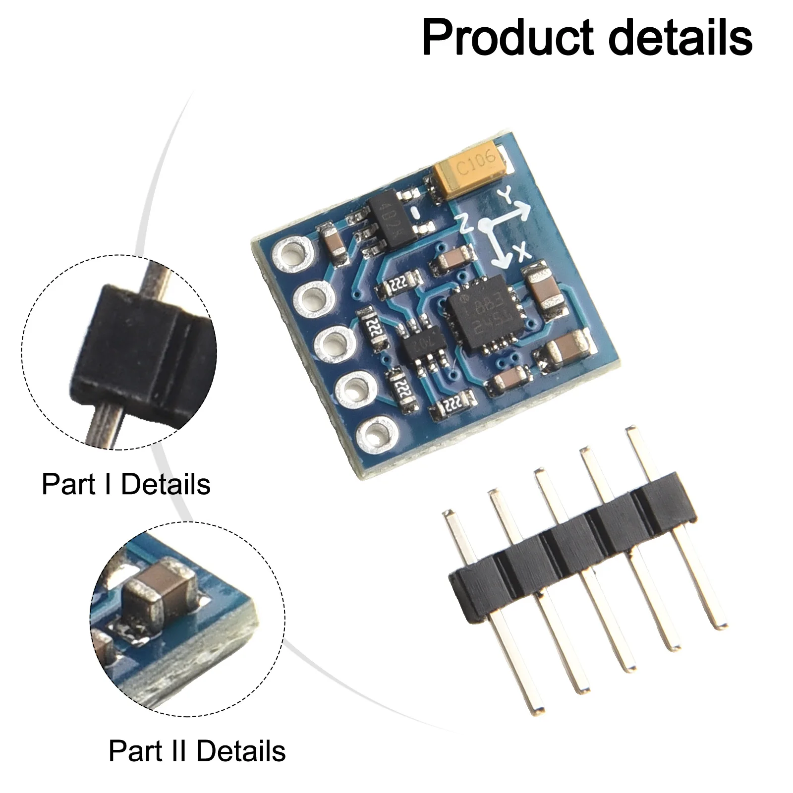 GY-271 HMC5883L Electronic For Compass Module Three Axis Magnetic Field Sensor Electronic Components  Supplies