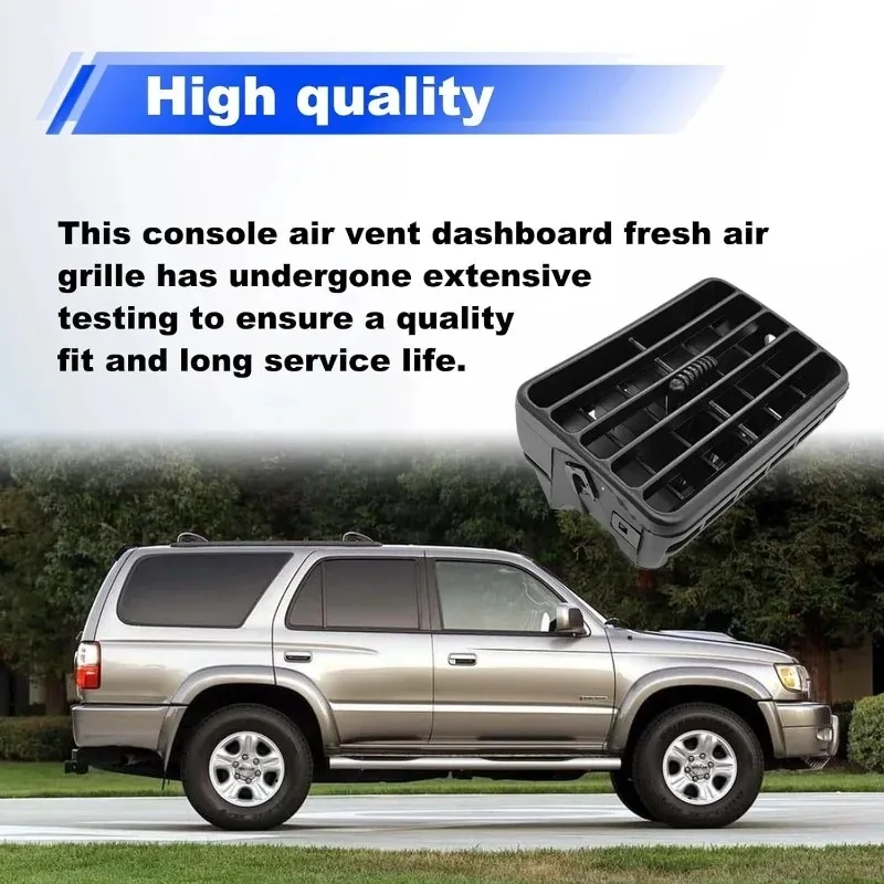 55063-35030 Front Center Dash Air Vent For Toyota 4runner Tacoma 1996-2002 Black 55063-35010 55063 35010 5506335010 5506335030