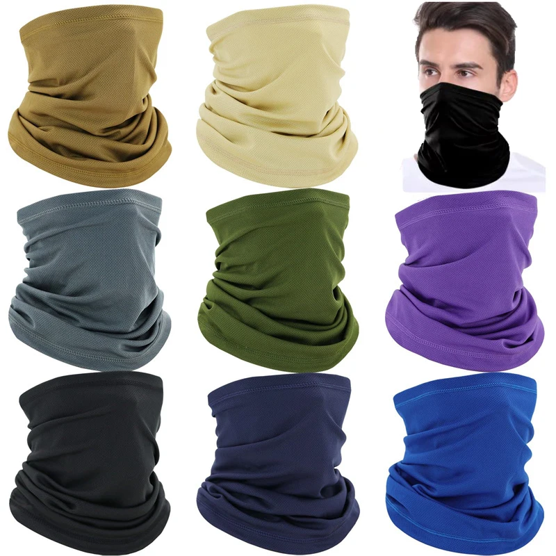 Outdoor Sport Bandana Rohr Schal Angeln Radfahren Taktische Wandern Gesicht Abdeckung Hals Gamasche Halbe Maske Stirnband Männer Frauen