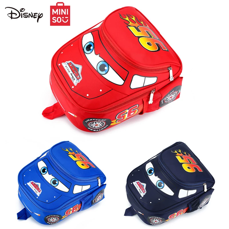 Disney Cars Waterproof and Lightweight Car Backpack, Children\'s Backpack, Boys\' Favorite Backpack