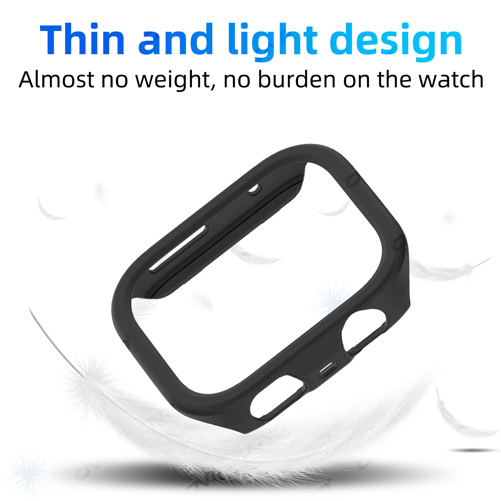 حافظة حماية مجوفة من البولي كربونات لساعة Huawei Watch Fit 4/4 Pro - غطاء ساعة أنيق ومتين