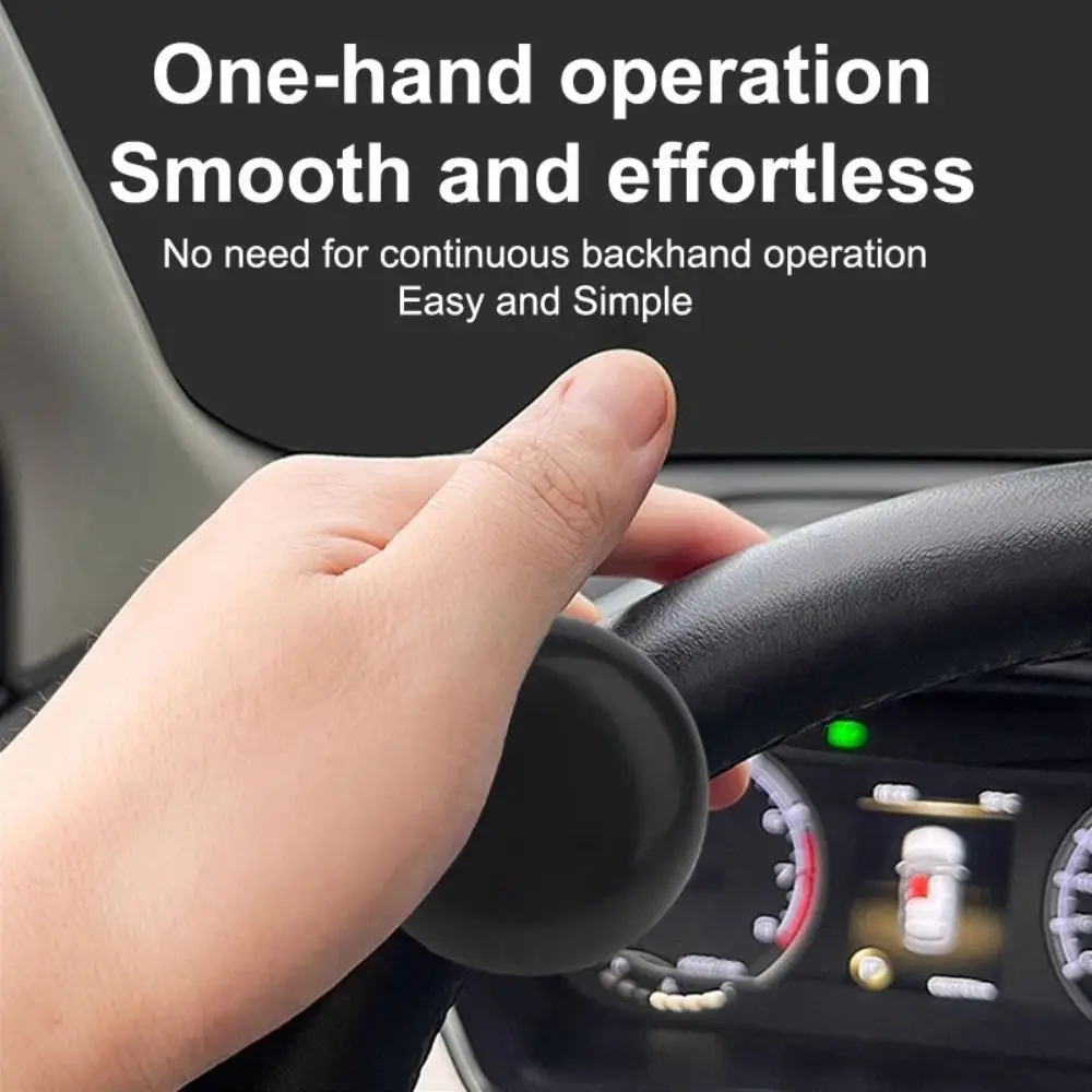 

Adjustable Steering Wheel Booster Ball Durable Construction Smooth Rotation Power Steering Helper Universal Fit