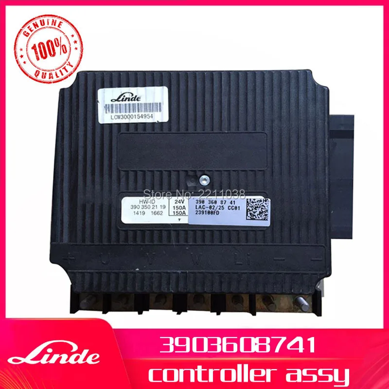 

Linde forklift genuine part 3903608741 controller LAC-02/25 CC01 used on 1151 1152 electric pallet truck T16 T18 T20 new service