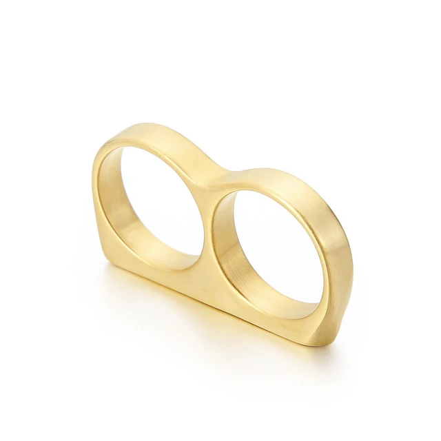 Mens 2 finger ring hotsell