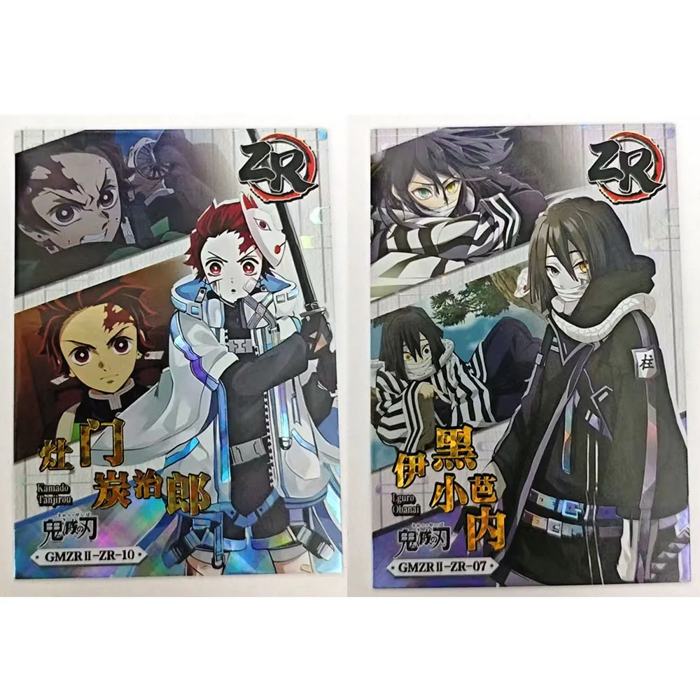 Anime Demon Slayer ZR Tomioka Giyuu Tokitou Muichirou Collectible Card Boys Games Toys Christmas Birthday Gifts Board Game