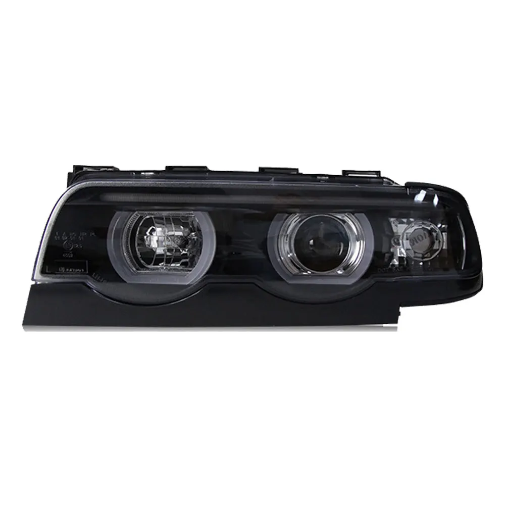 Car Headlights For BMW E38 LED Headlight 1998-2002 Headlights 740i 730i 735i DRL Turn Signal High Beam Angel Eye Projector