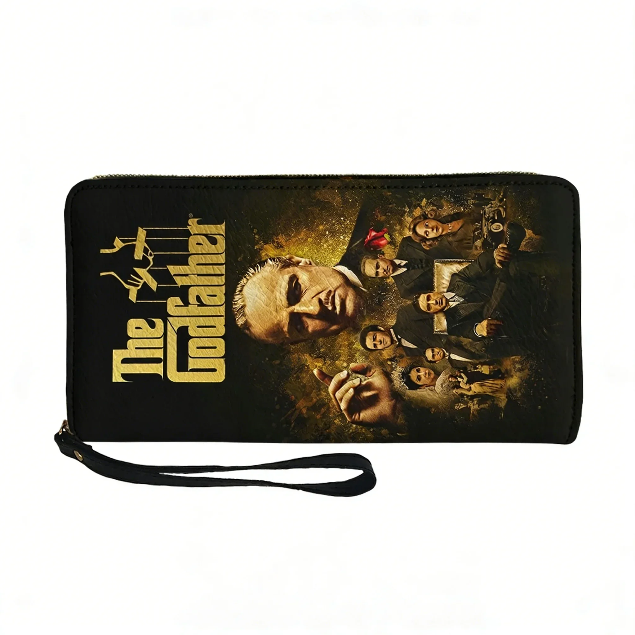 The Godfather Movie Custom Wallet Purse Mens Womens Zipper Long Wallets Double Print  Portable Wallet Gift Bag