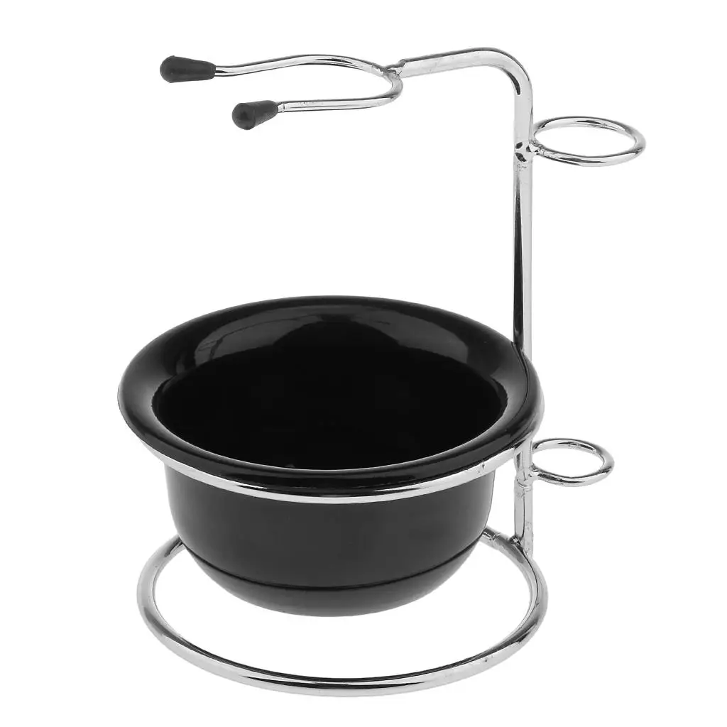 Professional Shaving Set Shaving Brush Stand and Bowl Razor Holder Kit for Shaving Purposes for Men