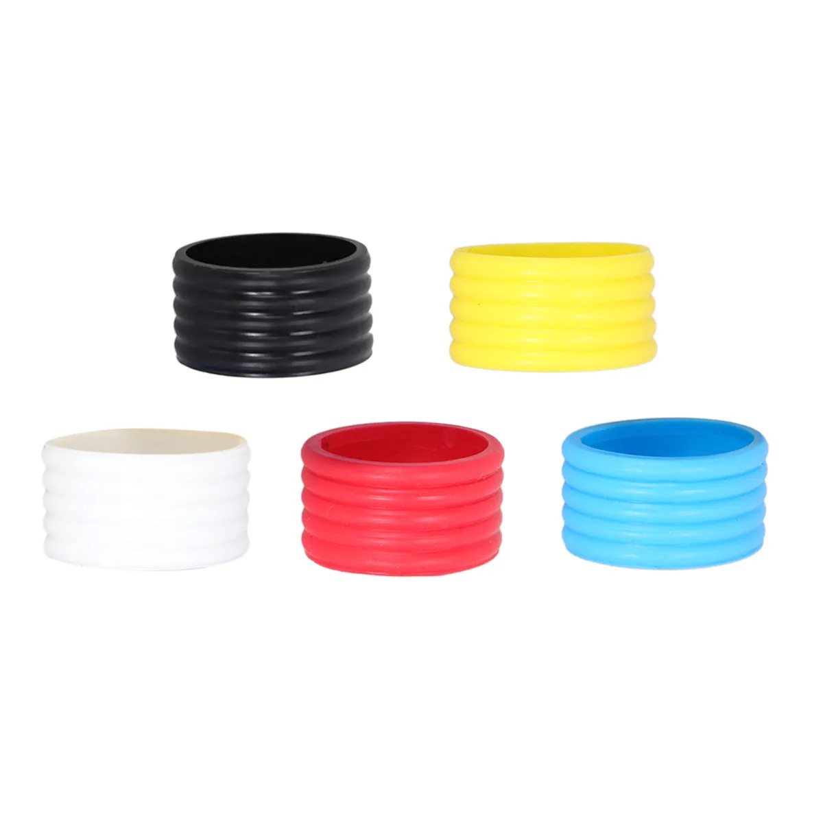 

5Pcs Racket Grip Bands Super Absorbent Elastic Overgrip Tape for Tennis Badminton Squash Pickleball Racquet Sweat Resistant Ring