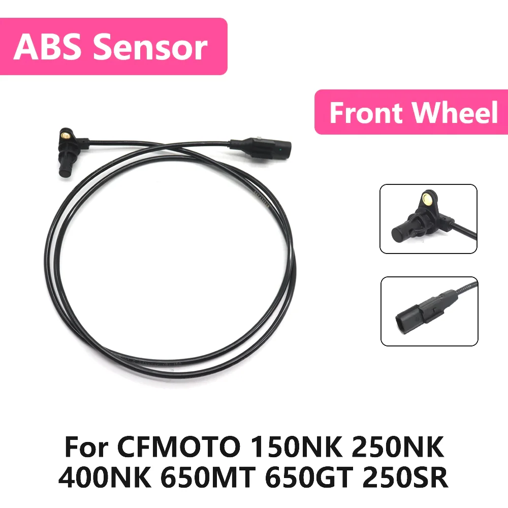 

For CFMOTO 150NK 250NK 400NK 650MT 650GT 250SR 150 250 400 NK Motorcycle Front Wheel Signal ABS Wheel Speed Sensor Wire Silicone