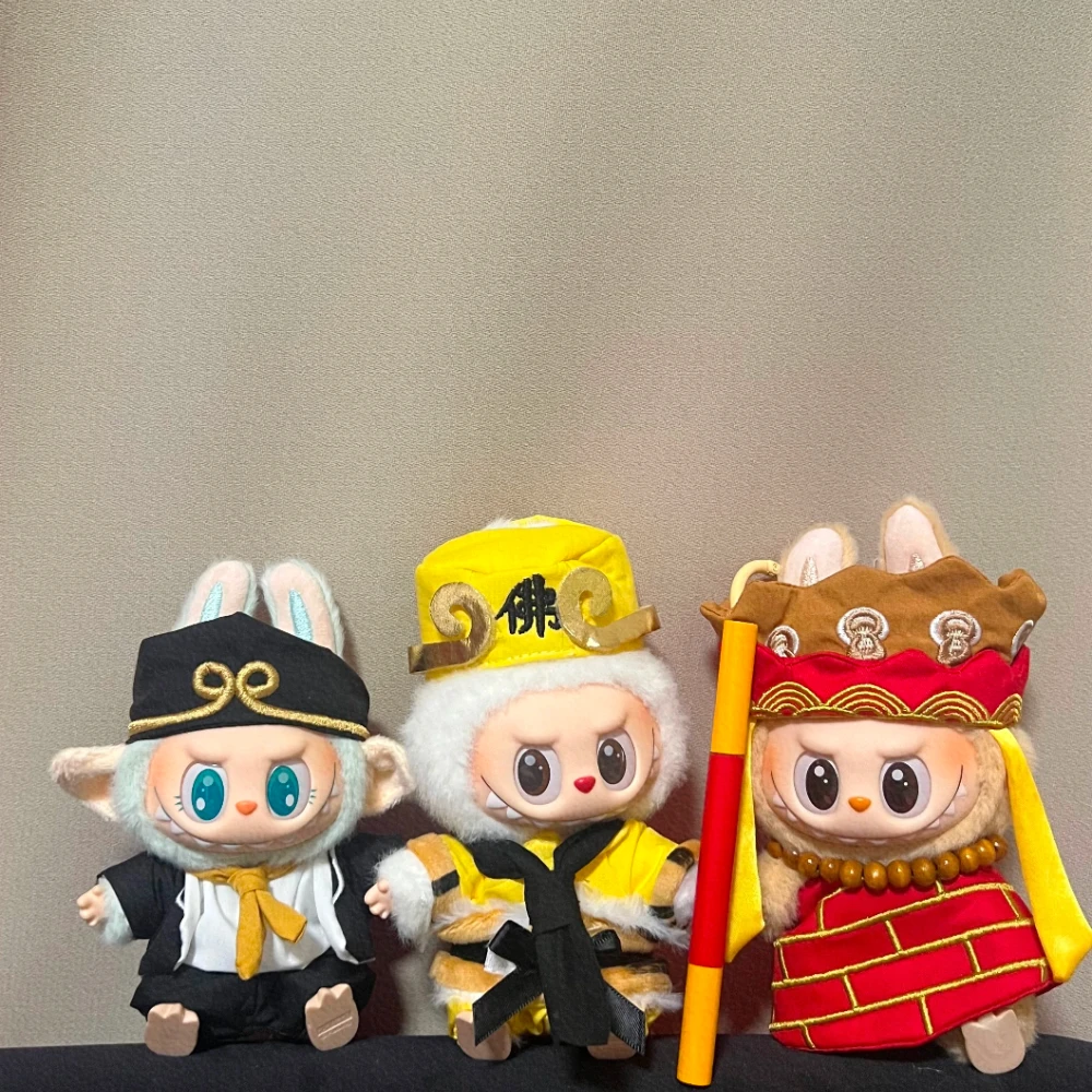 ชุดตุ๊กตาลาบูบู เสื้อผ้าตุ๊กตาเนจ่า สายคาดเอว เออ บิง ชุดซอมบี้จีนโบราณ ชุดนินจาวิเศษตะวันตก อุปกรณ์เสริมตุ๊กตา ของขวัญ