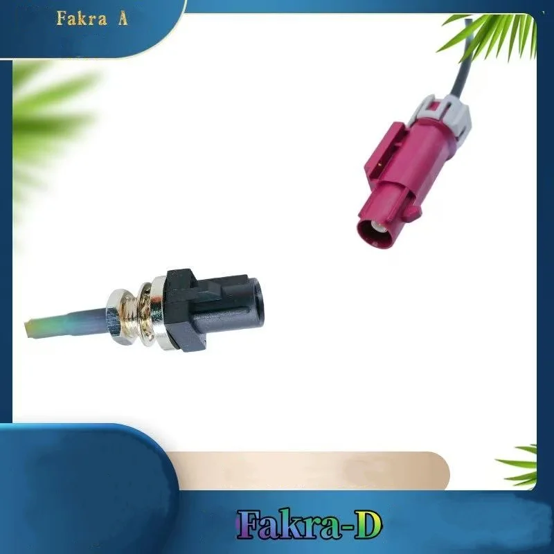 

Коаксиальный радиочастотный кабель FAKRA-D (гнездо) для автомобильных навигационных систем и GPS-антенн, RG174, 500 мм, 1 шт./лот