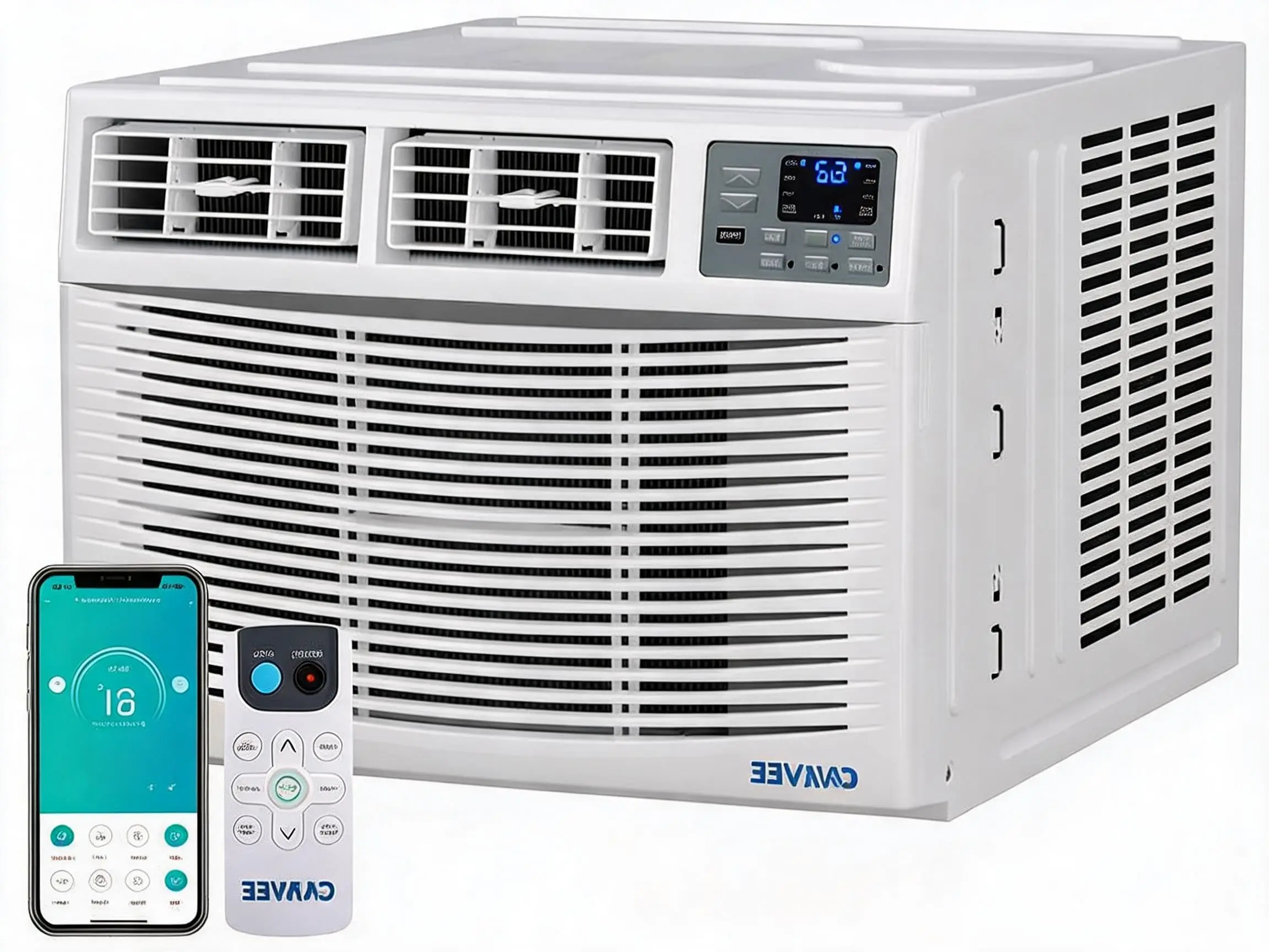 4 In 1 Window Air Conditioner And Heater Combo Dehumidifier And Fan Smart WiFi App Remote Control Energy Efficient Cooling And Heating Alexa Compatible Up To 350 Sq Ft US Standard view 5