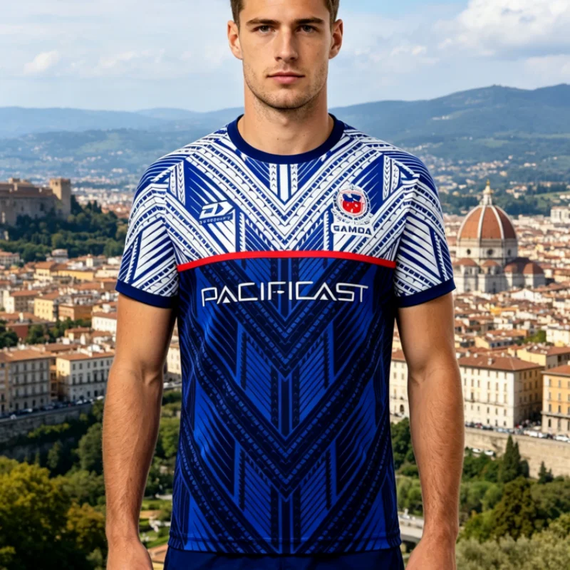 Nueva Camiseta de Rugby para Hombre Samoa Tonga 2026, Camiseta Deportiva de Manga Corta, Camiseta de Rugby de Samoa con Impresión 3D, Transpirable, para Niños y Familia