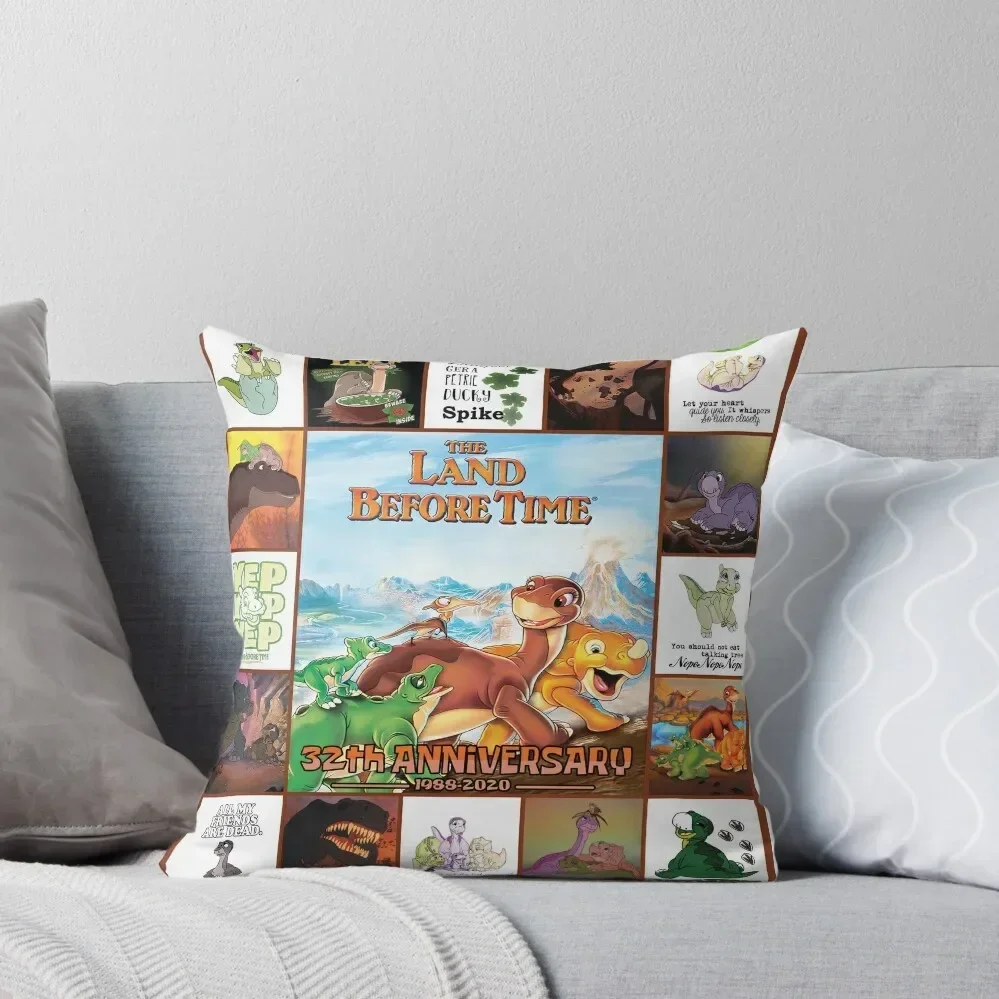 

The Land Before Time, Animated Adventure Films Throw Pillow Couch Pillows Pillow Cover Sofa Covers pillow