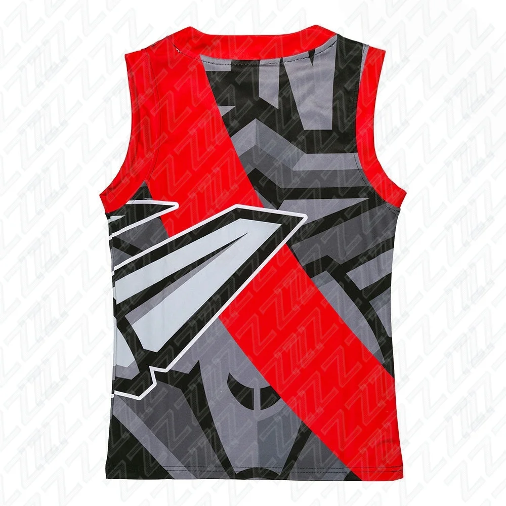 Essendon Bombing Team, Youth Training Vests,Sports Fitness Vests,Sleeveless Australian Football Jerseys,Remastered Team Uniforms