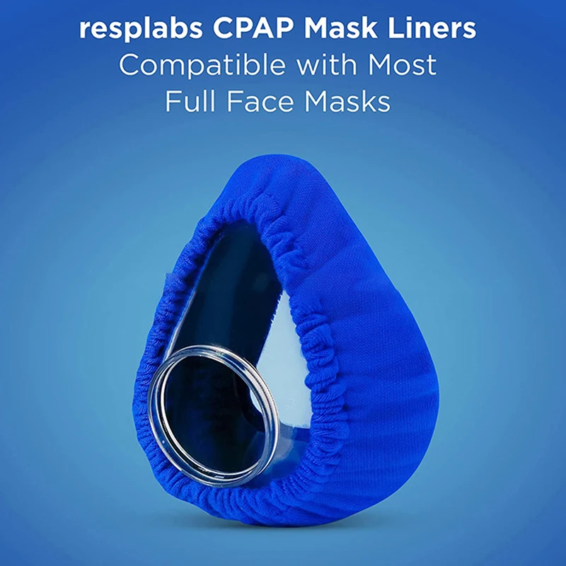 CPAP Mask Liners for Full Face Masks Moisture Wicking, Pressure Reducing, Comfort Enhancing,Washable,Cotton Cover