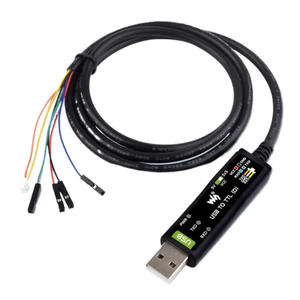 Industriële kwaliteit USB naar TTL seriële kabel 6PIN/4PIN losse kop interface originele FT232RNL bescherming circuit