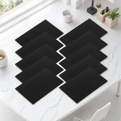 

10 шт. гравированных заготовок для визиток из алюминия, металлические именные карты, гладкие металлические карты для лазерной маркировки, визитные карточки для самостоятельной гравировки