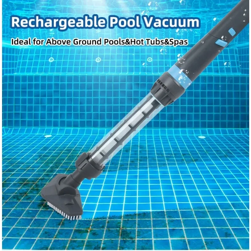 Rechargeable Swimming Pool Vacuum Cleaner, Pool Cleaning Equipment & Accessories