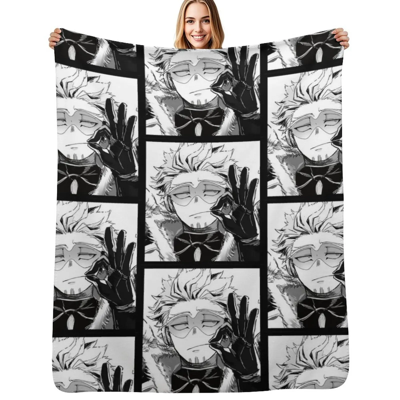 

Hawks Keigo Takami MHA Throw Blanket All Weather Soft Throw Blanket for Sofa