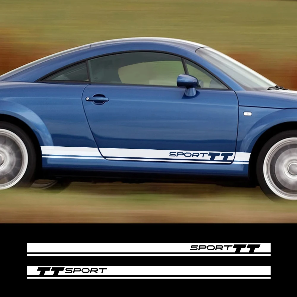 

2 шт., виниловые наклейки на дверь автомобиля, для TT 8n 8j 8s MK1 MK2 MK3