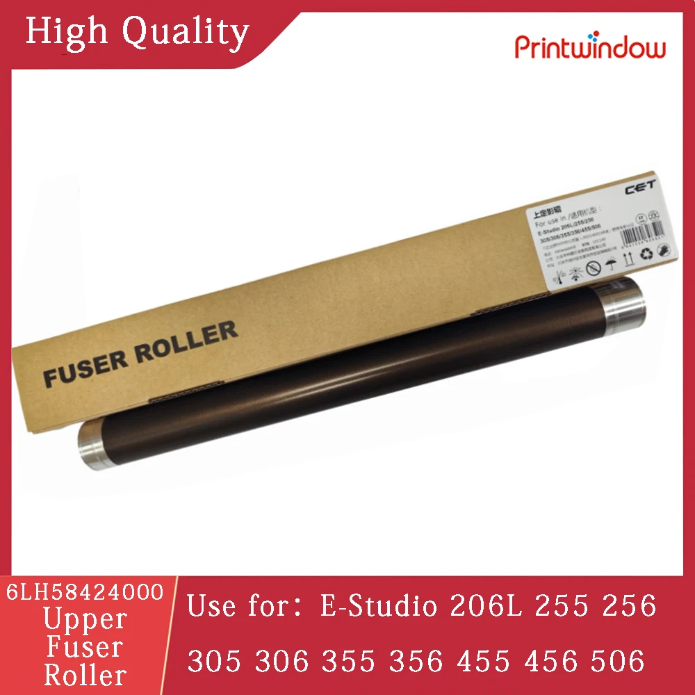 

6LH58424000 Высококачественный верхний ролик термофиксатора CET для Toshiba E-Studio 206L 255 256 305 306 355 356 455 456 506 Нагревательный ролик 6529N