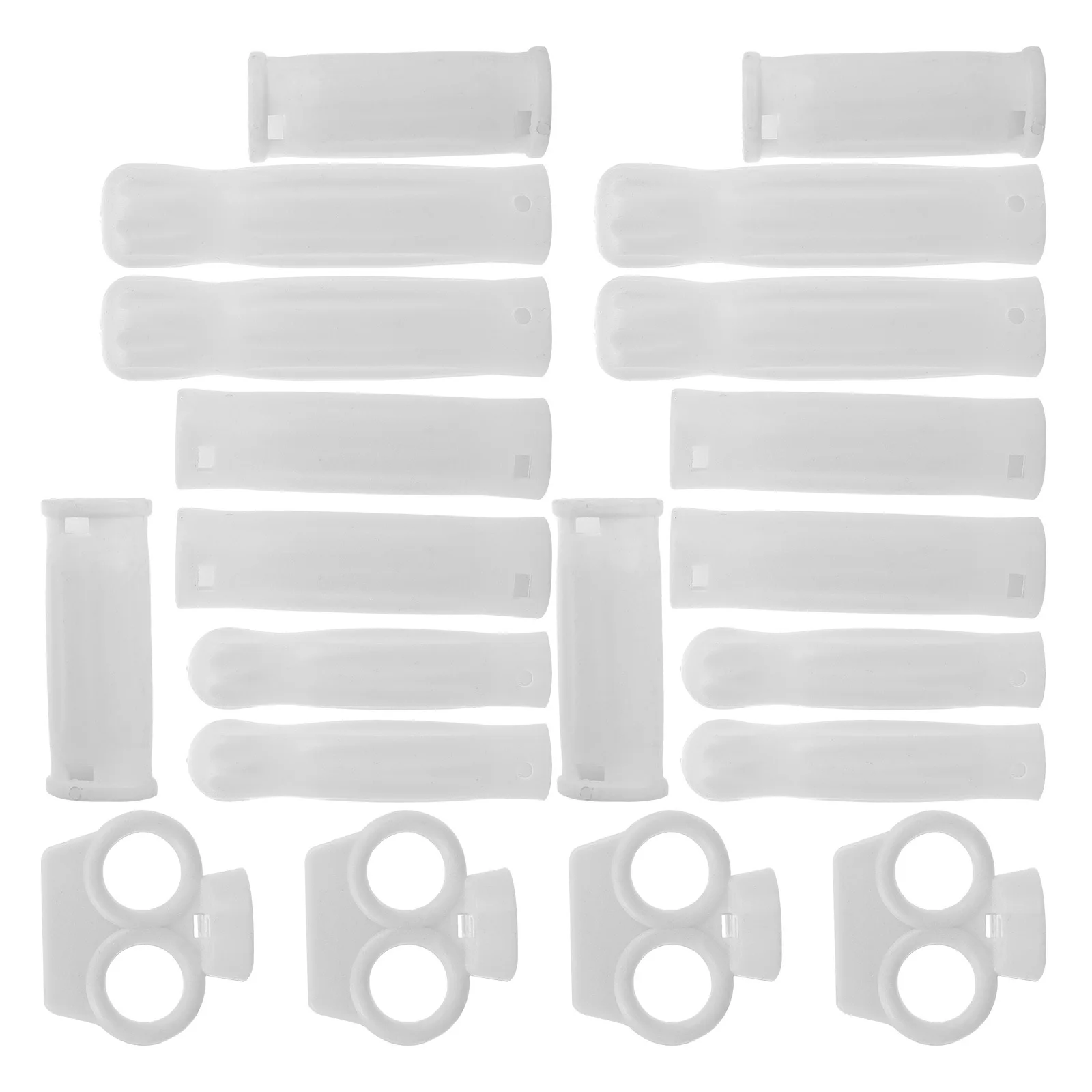 พู่เชียร์ลีดเดอร์สีขาว 25 ชิ้น น้ำหนัก 288 กรัม มีหลายตัวเลือกสำหรับด้ามจับ เหมาะสำหรับงานกีฬา งานปาร์ตี้ การเต้นรำ งานเฉลิมฉลอง ใช้เป็นอะไหล่แทนได้