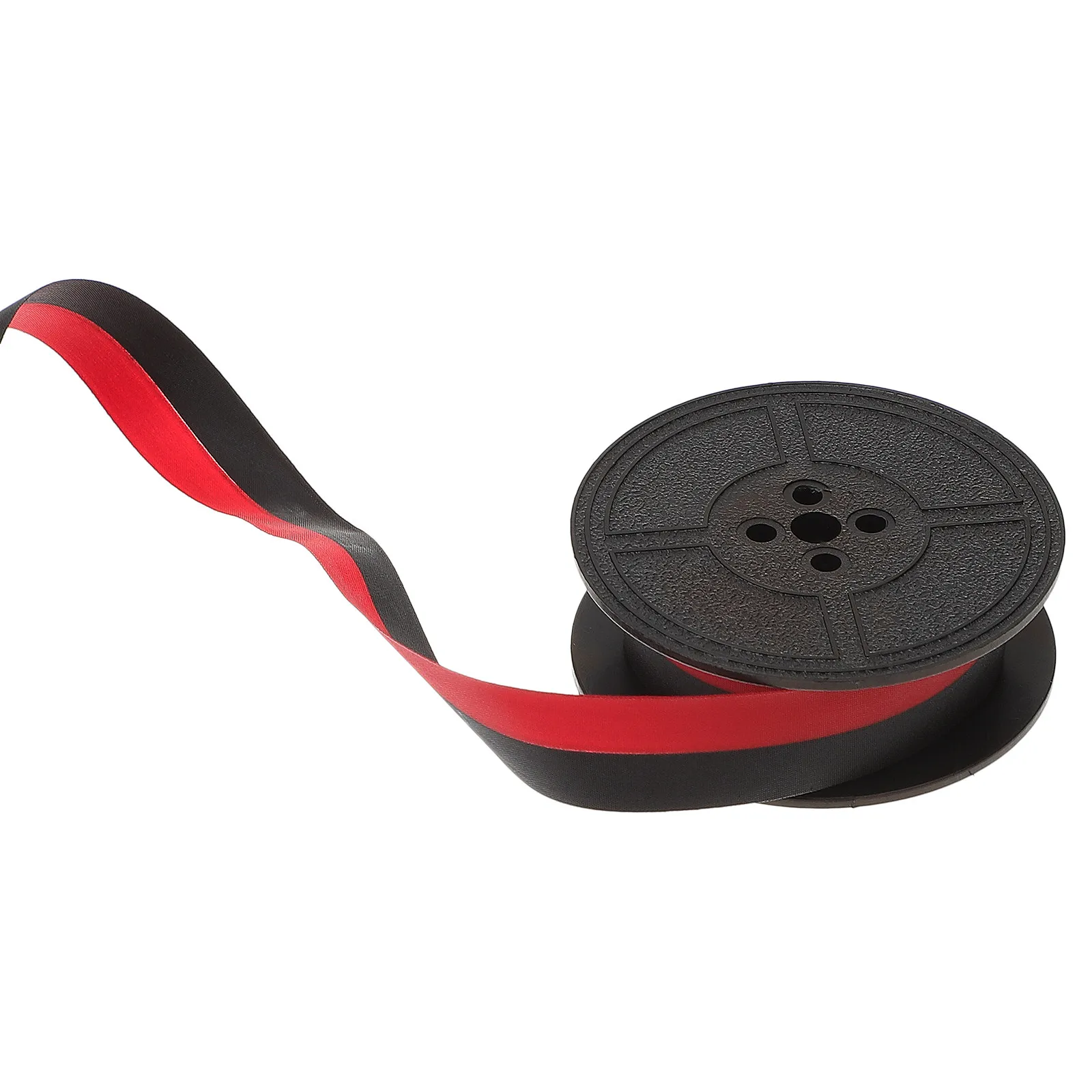 Typewriter Ribbon High Strength Universal Electric No Fading Ink Printer Strong Absorption 66 Nylon Tape Base Black Red