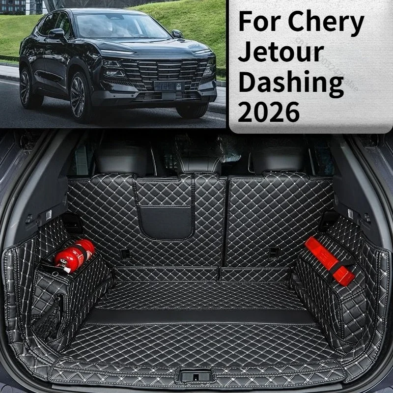 For Chery Jetour Dashing 2026 Custom Full Coverage Trunk Liner, Car Cargo Mat Special Fit Interior Accessories Wear‑Resistant
