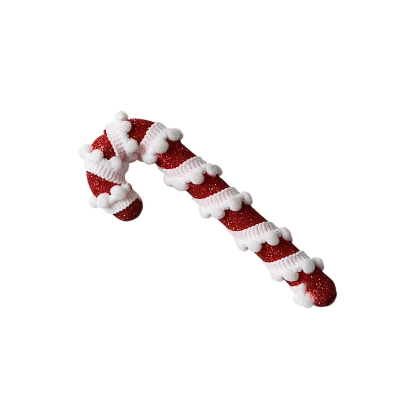 Colorful Foam Candy Cane for Christmas Tree Stylish Crutch Hanging Pendant Holiday Decoration for Indoor and Outdoor Use