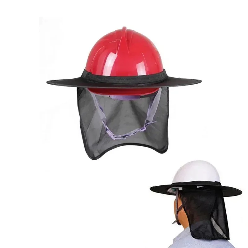 Construction Safety Reflective Hard Hat Neck Shield Helmet Sun Shade Reflective Stripe Kit Summer Sun Protection Prevent Helmet