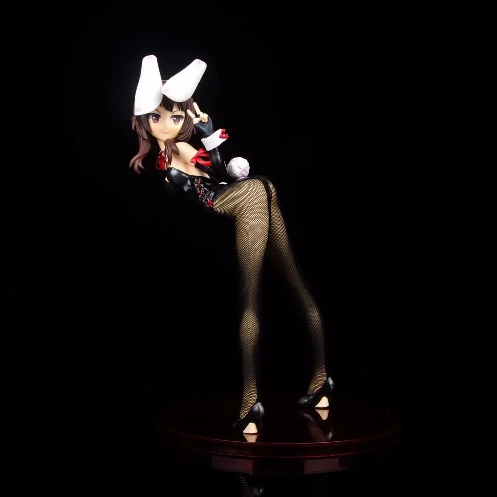 

Anime Kono SubarashI Sekai Ni Shukufuku Wo Megumin Bunny Girl PVC Action Figure Collectible Model Doll Toy 33CM