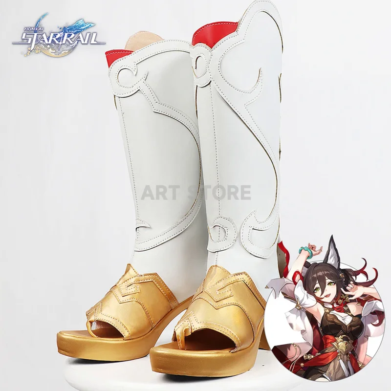 kafka cosplay shoes Game Honkai Star Rail Black Boots for Comic Con Halloween Costumes Men