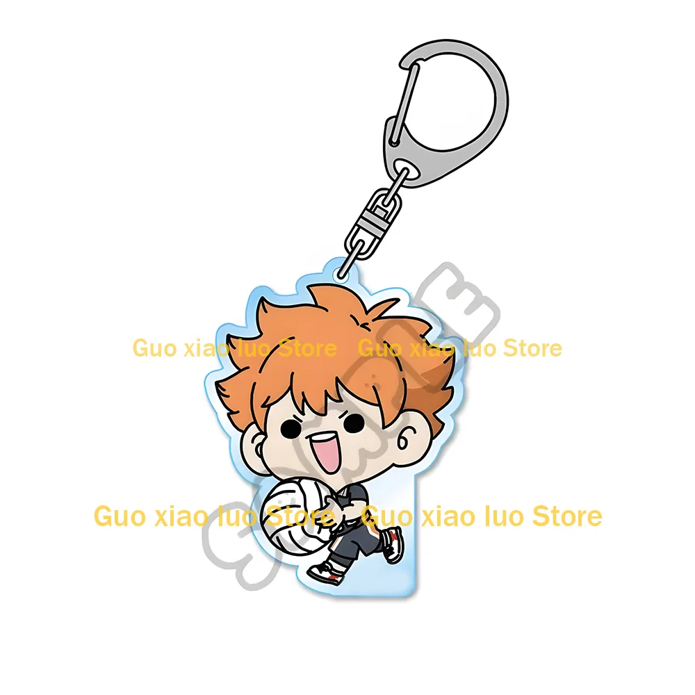 Guo Xiao Luo Haikyu Official Minna mochocho-ka Daisakusen Vol.1 Shoyo Hinata Tobio Kageyama Acrylic keychain Bag pendant gift