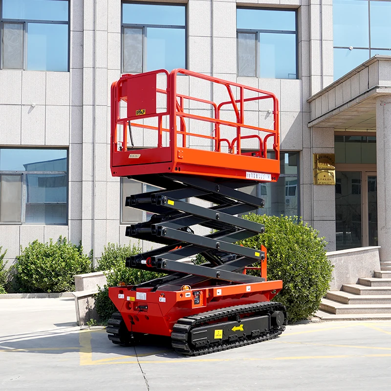 Custom Built Scissor Lift Self Propelled Mobile Platform for Specialized Work Requirements Customized High Quality Hot Sale