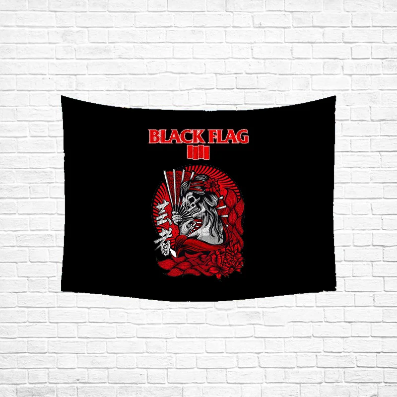 Black Flag Punk Tapestry