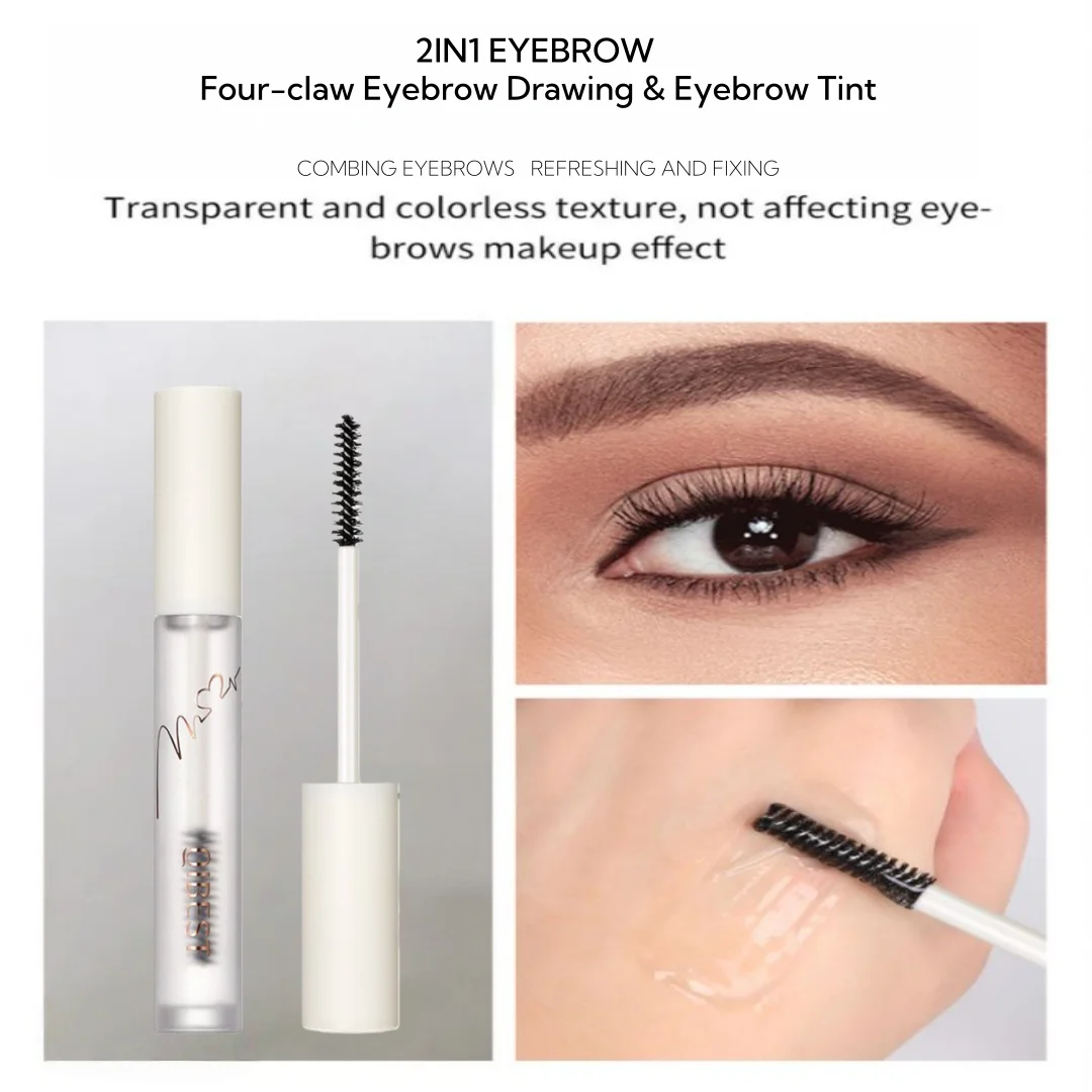 Cera per lo styling delle sopracciglia impermeabile ad asciugatura rapida Aspetto naturale Crema per scolpire pomata per sopracciglia a lunga durata per sapone per coltura delle sopracciglia