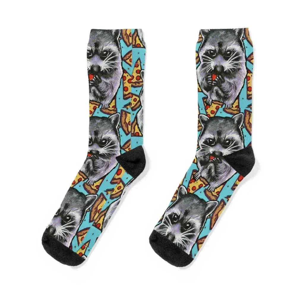 

Trash Panda Finds Love Socks loose crazy hip hop cartoon Men's Socks Women's