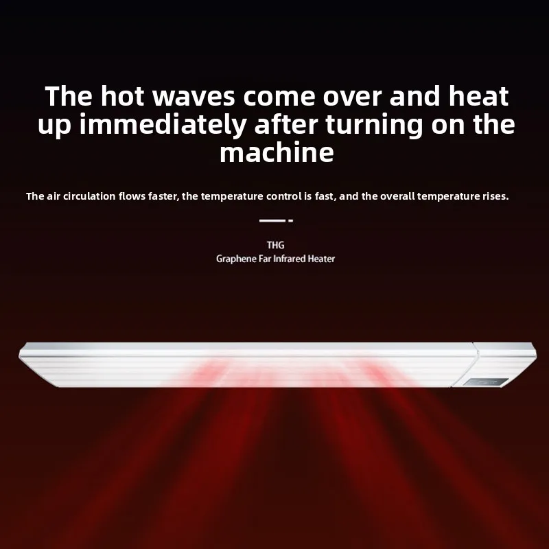 Riscaldatore a infrarossi in grafene THG-32DW, produttore OEM ODM, pannello riscaldante elettrico per montaggio a parete/soffitto per uso commerciale domestico