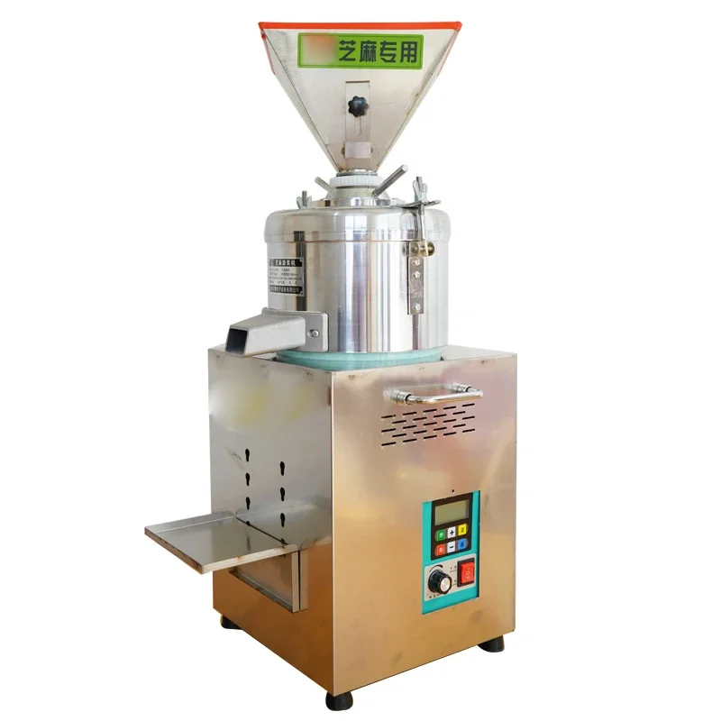 48V 60V Sesame Paste Machine Special for Electric Vehicle Battery Peanut Butter Machine Making Sesame Paste Juice Stone Mill