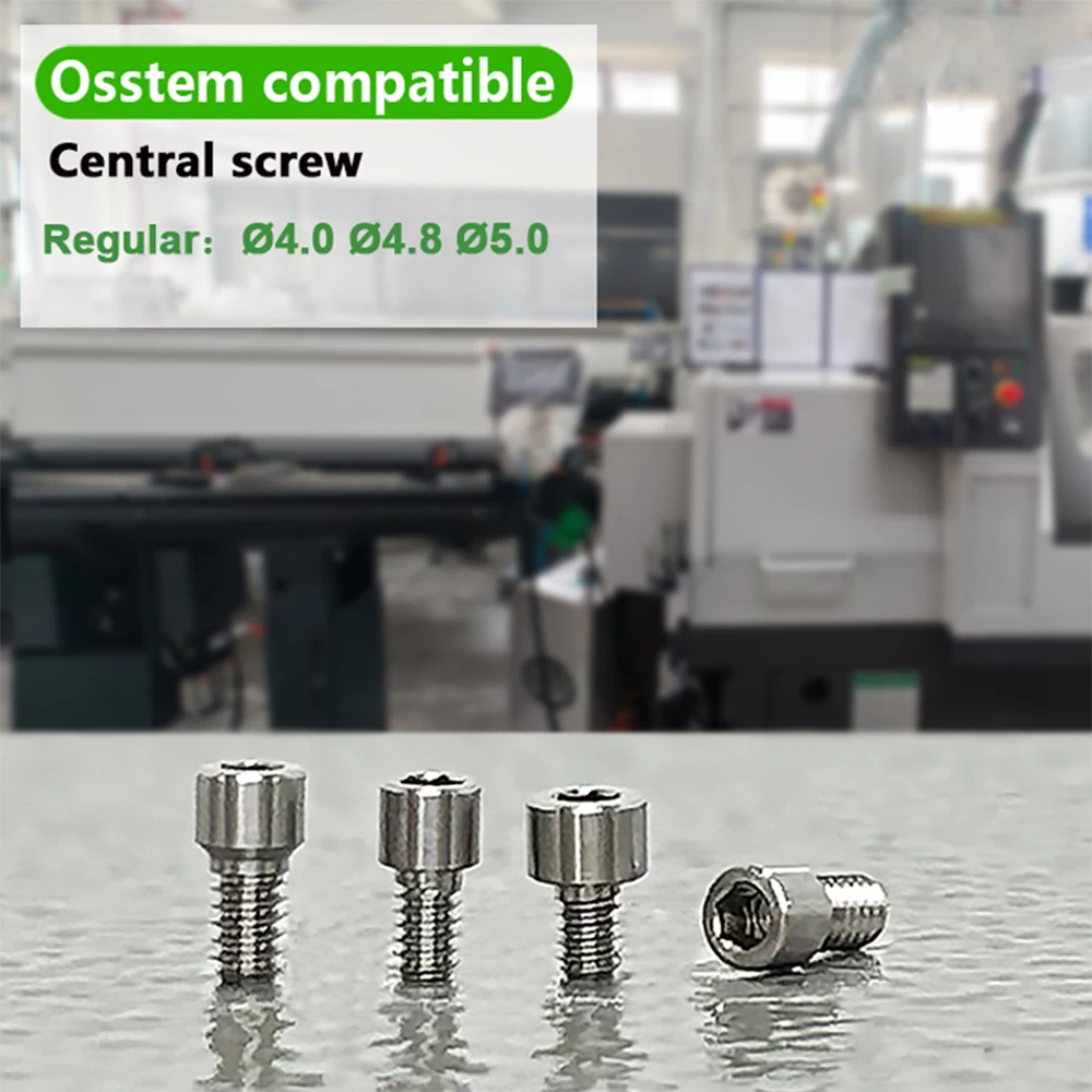 10PCS/Bag Osstem Dental Implant Screw for Multi Unit Abutment Retention Screw CAD/CAM Prosthesis Ti-base MUA