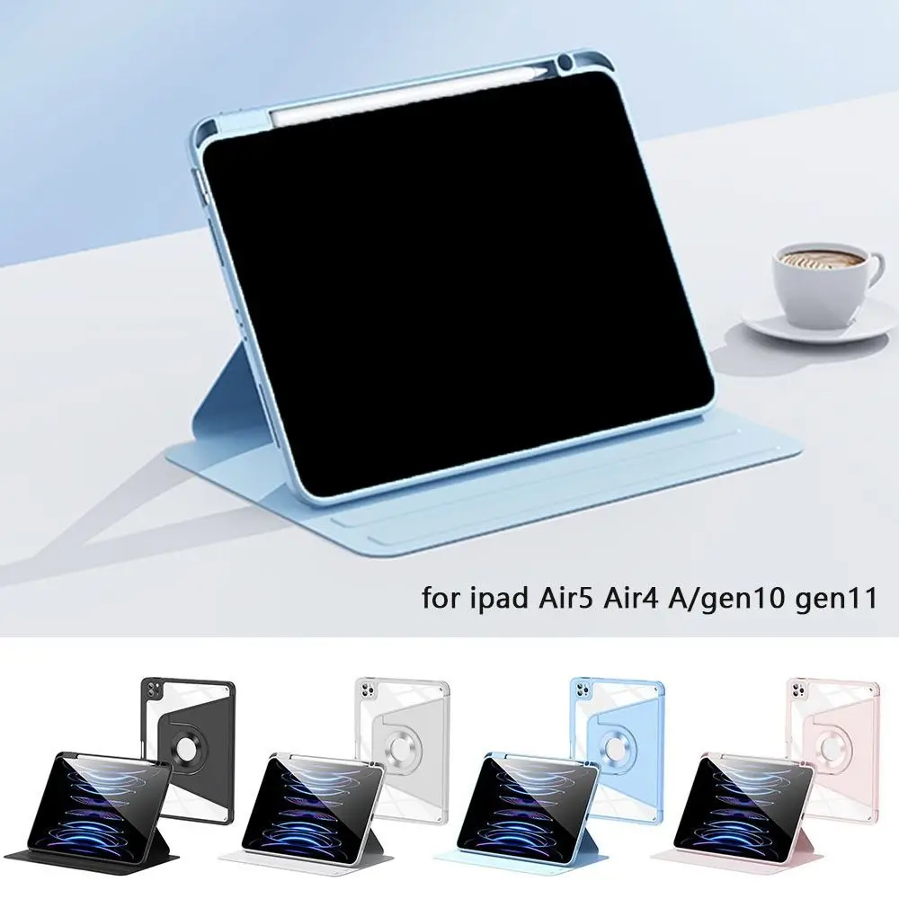 

Чехол для планшета Auto Wake/Sleep, износостойкий чехол-книжка с защитой от падения, противоударный съемный чехол для Air4 Air5/gen10 gen11 (A16)